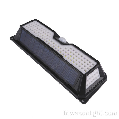 136 LED Lumière de capteur de mur de sécurité extérieure solaire
